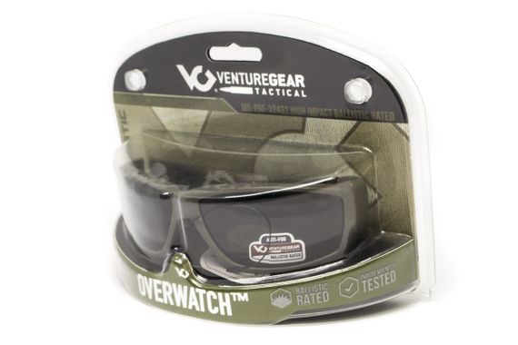 Окуляри захисні Venture Gear Tactical OverWatch Gray (clear) Anti-Fog, прозорі в сірій оправі | Зображення 6