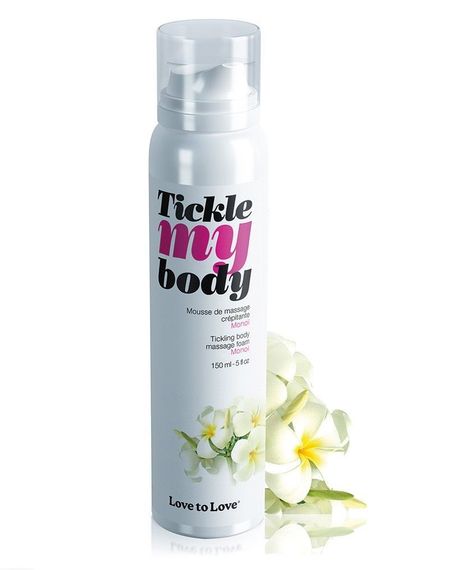 Массажная пена Love To Love TICKLE MY BODY (150 мл) увлажняющая, Моной | Зображення 1