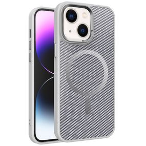 Чохол TPU+PC Carbon Mirage with MagSafe для Apple iPhone 13 / 14 (6.1")