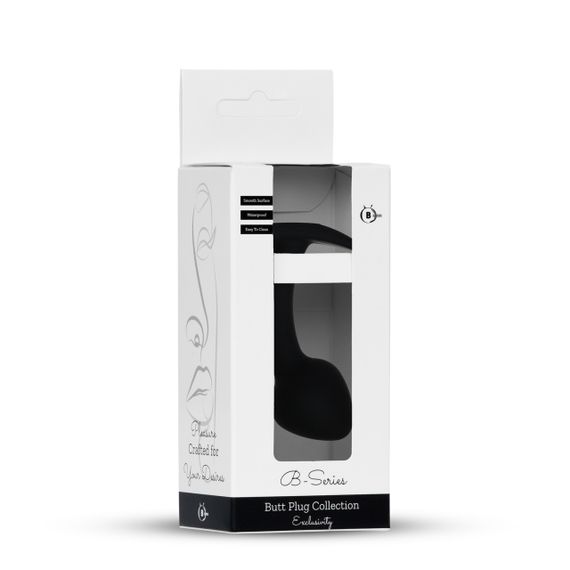 Анальная силиконовая пробка Jewellery Curved PLUG- M Sex Aura | Зображення 7