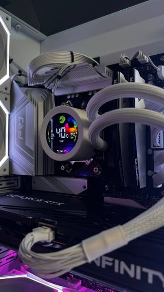 Збірка під замовлення:: комп'ютер GameMax Infinity Pro White Tower / AMD Ryzen 7 7700 (8 (12) ядер по 3,8 - 5,3 ГГц) / 32 ГБ DDR5 / 2000 ГБ SSD M.2 / nVidia GeForce RTX 5070, 12 ГБ GDDR7, 192-біт / 850 Вт | Зображення 8