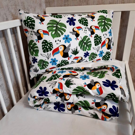 Комплект постільної білизни SoundSleep Jungle муслін підлітковий 145х210 см (94099607) | Зображення 5