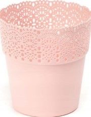 Вазон Белла 17 см пудра Ламела