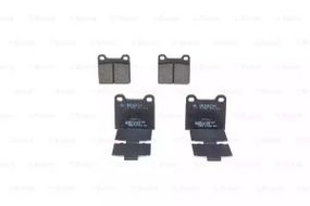 Колодки гальмівні дискові AUDI, BMW, FORD, MB, OPEL, PORSCHE, VW, VOLVO задн.  BOSCH (0986466302)