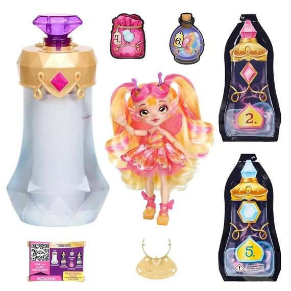 Лялька-сюрприз у наборі Magic Mixies Пікслінг 123167 помаранчева