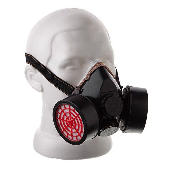 Респіратор із двома картриджами INTERTOOL SP-00281 | Зображення 3