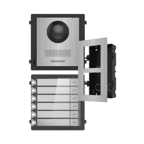 DS-KD8003-IME1NS + DS-KD-ACF2/S + DS-KD-KK/S Комплект модулів Hikvision - Викличні панелі