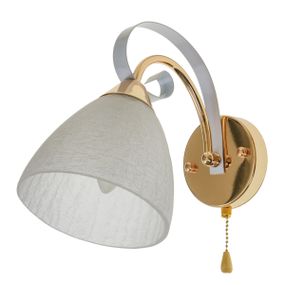 Бра направленного света настенное накладное классическое LK-639W/1 E27 WH/G