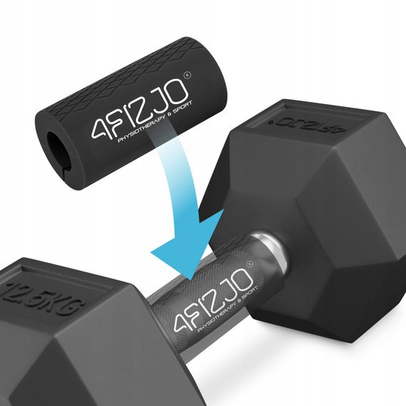 Розширювальні накладки на гриф 4FIZJO Fat Grip 2 шт силіконові Black (P-5905973404327) | Зображення 3