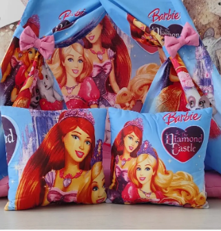 Вигвам , палатка  Кукла Барби ( Barbie )  Полный Комплект! ( коврик БОНБОН+подушки) Новинка 2024 ! | Зображення 5
