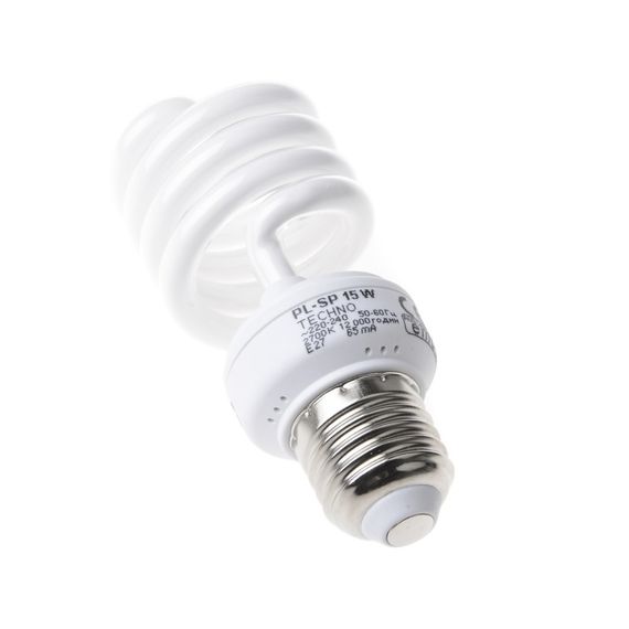 Лампа энергосберегающая E27 PL-SP 15W/827 techno Br 220V | Зображення 2