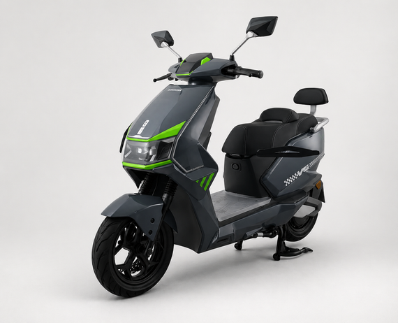 Электроскутер Crosser V5 2500W 72V 35Ah Graphene, до 80 км, 70 км/ч, 2500 Вт, двухместный | Зображення 4