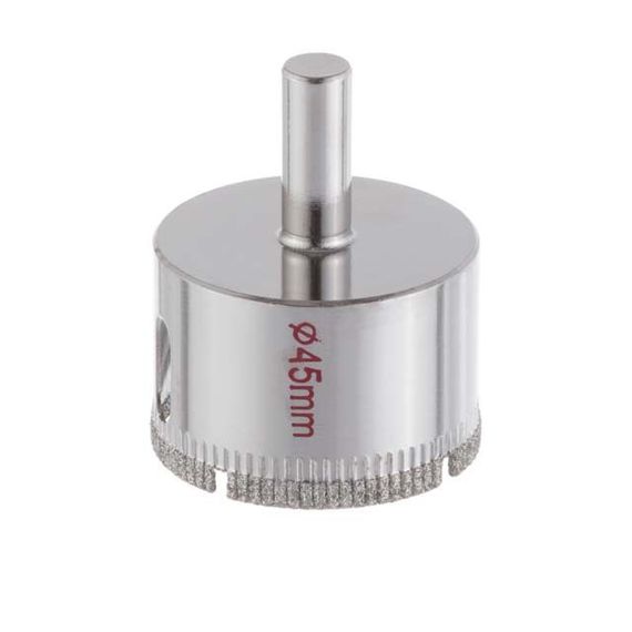 Свердло алмазне трубчасте по склу та кераміці 45 мм INTERTOOL SD-0365 | Зображення 1