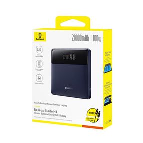 Повербанк Baseus Blade Power Digital Display HD Edition 20000mAh 100W 6A с технологией QC3.0+PD3.0