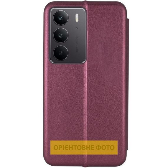 Шкіряний чохол-книжка Classy для Xiaomi Redmi A5 (Europe version) Бордовий | Зображення 1