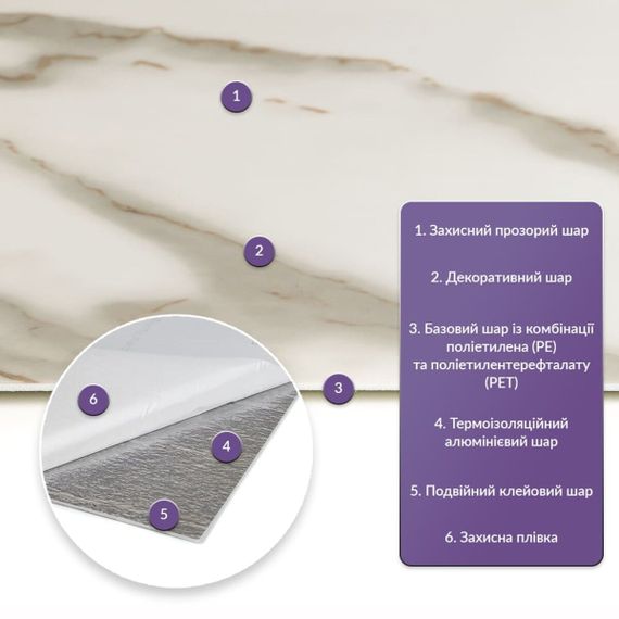 Самоклеюча стінова PET плитка 600х300х2мм SW-00001674 | Зображення 1