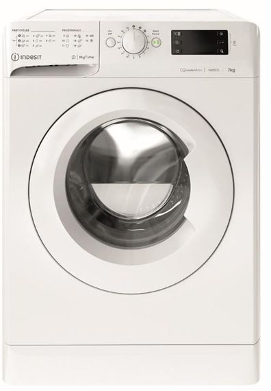 Стир. машина с фронт. загр. Indesit OMTWE71483WEU, 7кг, 1400, A+++, 54см, Дисплей, Инвертор, Белый (OMTWE71483WEU)