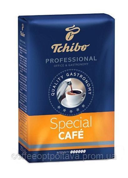 Кофе молотый темной обжарки и среднего помола Tchibo Special Cafe, 250г, Польша, смесь робусты и арабики