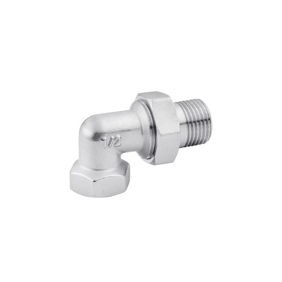 Згін-американка кутова Karro 1/2" ВЗ нікельована KR-3103 | Зображення 2