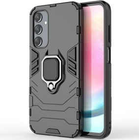 Чехол бампер Primolux Ring Armor для телефона Samsung Galaxy A15 (SM-A155) - Black