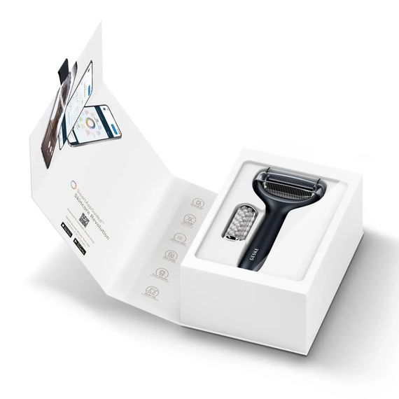 Електронний ролер для обличчя та тіла з мікроголками GESKE MicroNeedle Face&Body Roller 8в1 gray, Чорний | Зображення 8