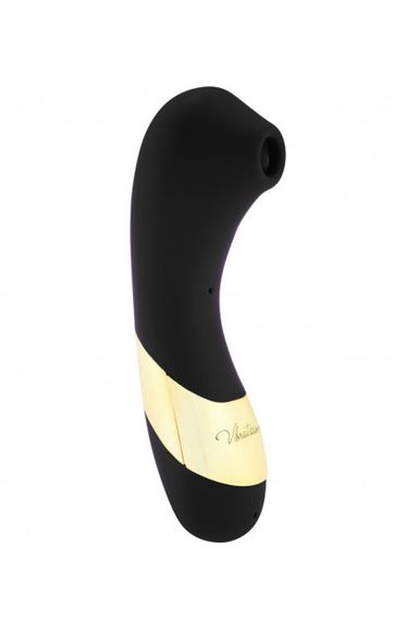 Вакуумно-хвильовий стимулятор клітора для орального сексу SECRET KISS + LICKER чорний (Застосунок НЕ sexstyle | Зображення 1