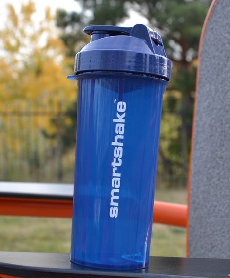 Шейкер спортивний Smartshake Lite 1000ml Glossy-Navy Blue | Зображення 6