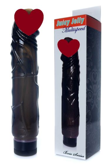 Вібратор Boss Series: Juicy Jelly Multispeed Black, BS6700098 Sex Aura