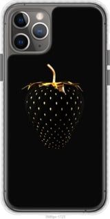 Чохол на iPhone 11 Pro Max Чорна полуниця "3585pc-1723-24368"