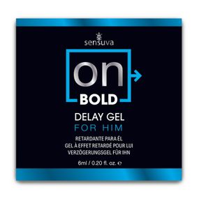 Пробник пролонгатора для чоловіків Sensuva ON Bold (6 мл) з солодко-м’ятним смаком