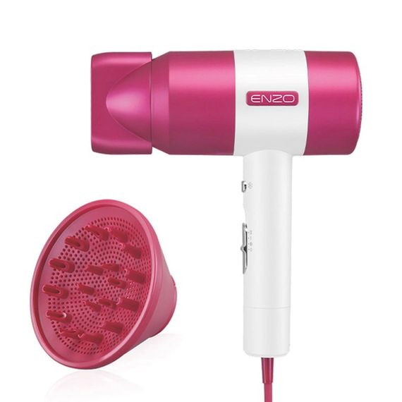 Фен для сушки волос + плойки ENZO EN-139, керамічне покриття, 1200 Вт, 2-в-1, регульована температура, 500 г (43073-EN-139_1793) | Зображення 4
