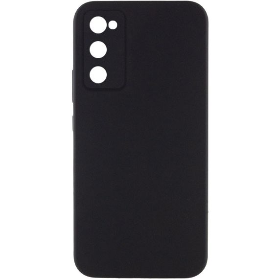 Чехол Silicone Cover Lakshmi Full Camera (AAA) для Samsung Galaxy S20 FE Черный / Black