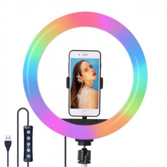 Кольцевая LED лампа для съемки с держателем телефона XPRO RING LIGHT USB 30cm (7327) | Зображення 2