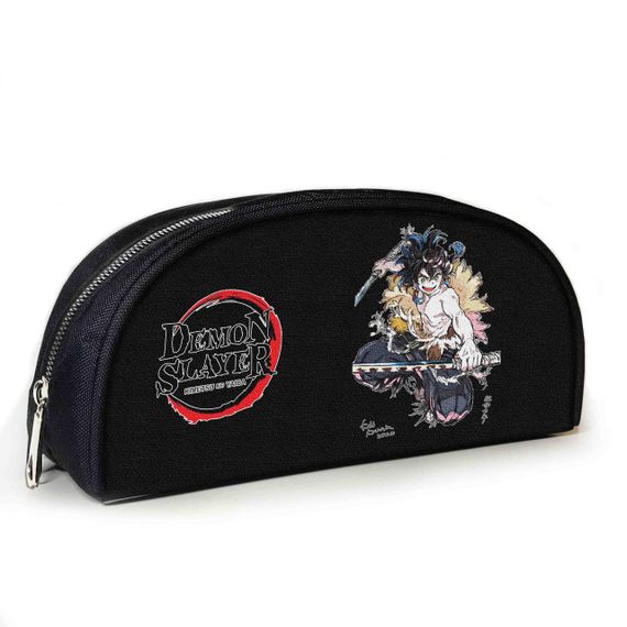 Пенал школьный с принтом Аниме Клинок, рассекающий демонов 23х10х8 см с принтом для мальчика (3792)