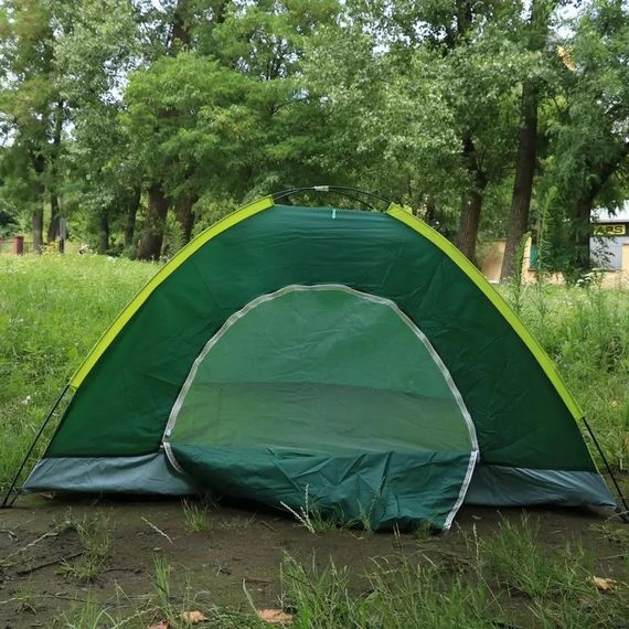 Тримісний туристичний намет 200х110 см, зелений, Naturehike Mongar 3 (234562981_480) | Зображення 2