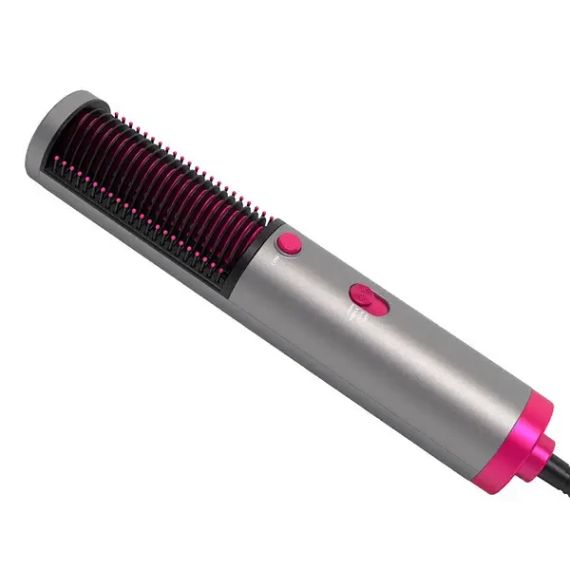 Фен расческа выпрямитель для сушки волос 2 в 1 Hair Dryer And Styler XR-8802 стайлер для укладки | Зображення 4