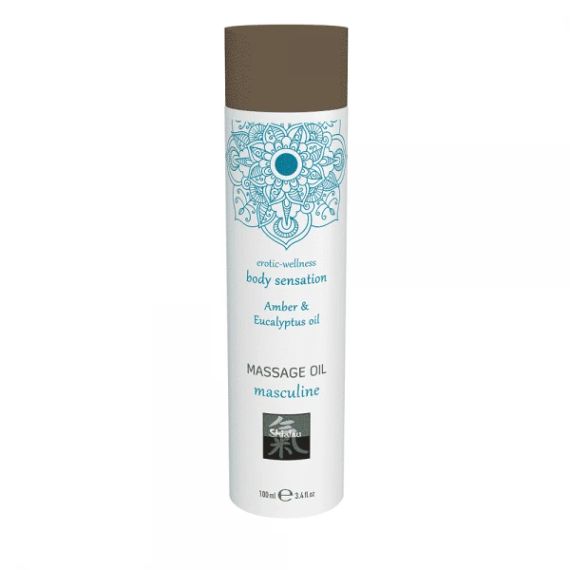 Чоловіче масажне масло SHIATSU masculine Бурштин і евкаліпт