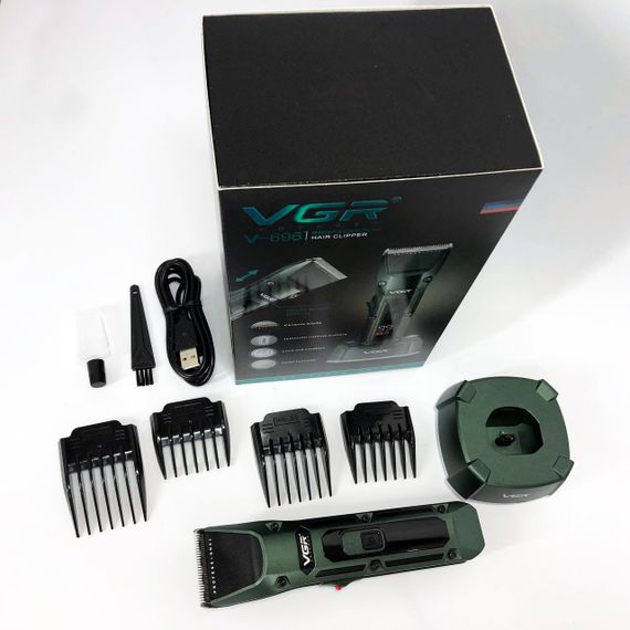 Машинка для стрижки волос с профессиональными ножами VGR, Моющаяся машинка для стрижки VB-98