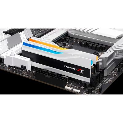 Модуль памяти для компьютера DDR5 32GB (2x16GB) 7200 MHz Trident Z5 RGB Matte White G.Skill (F5-7200J3445G16GX2-TZ5RW) | Зображення 5