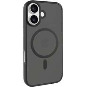 TPU+PC чохол Metal Buttons with MagSafe Colorful для Apple iPhone 17 (6.3") Синій / Navy Blue Чорний / Black