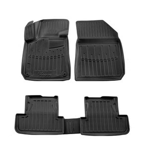 Резиновые коврики Stingray 3D (5 шт) для Peugeot 308 2014-2021 гг