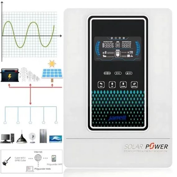 Гібридний інвертор із чистою синусоїдою на 24 Вт Jarrett 3.2KVA | Зображення 1