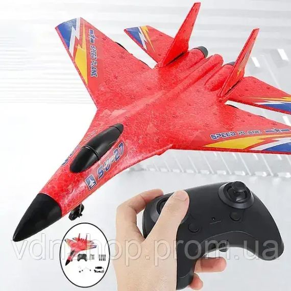 Літак на радіокеруванні модель винищувач СУ-27 EPP Crashworthiness 2.4 Ghz, Радіокерований літак | Зображення 1