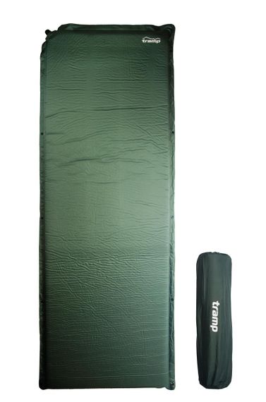 Килимок самонадувний Tramp з можливістю зістібання green 188х66х5 UTRI-004