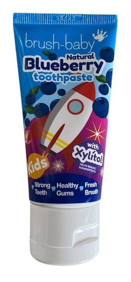 Дитяча зубна паста Brush-Baby Blueberry (від 3+ років) 50 ml