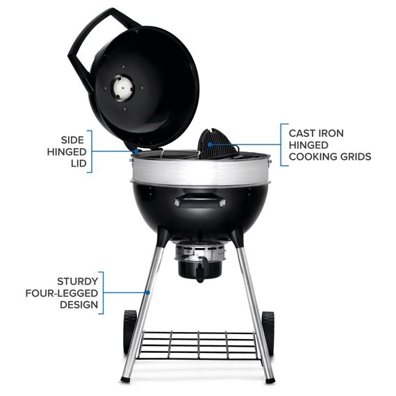 Вугільний гриль 47 см Napoleon PRO Kettle, PRO18K-LEG-3 Код: 012117 | Зображення 4