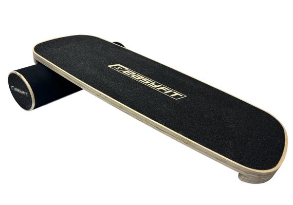 Балансувальна дошка EasyFit баланс борд із валиком чорний (EF-0552)