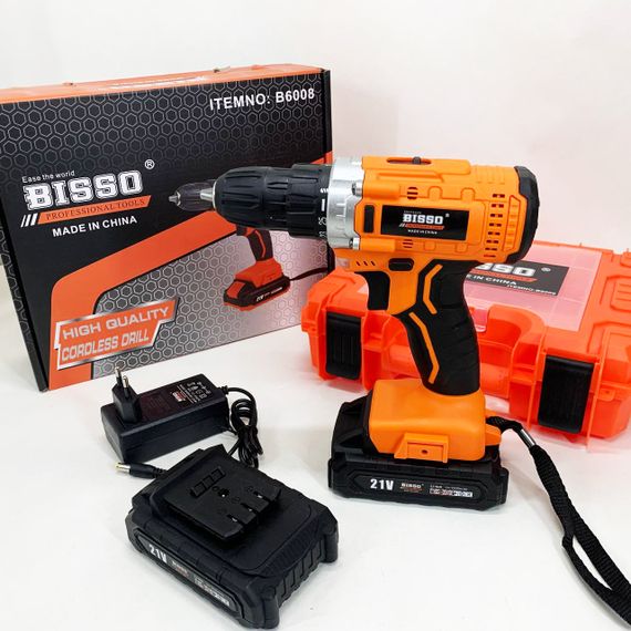 Шуруповерт акумуляторний у валізі BISSO B6008 21V | Зображення 7