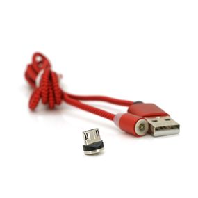 Магнитный кабель PiPo USB 2.0/Micro, 1m, 2А, тканевая оплетка, бронированный