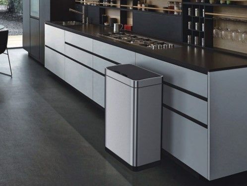 Відро для сміття сенсорне прямокутне Koer TC-020312-02 12 л нержавійка (KR5586) | Зображення 2